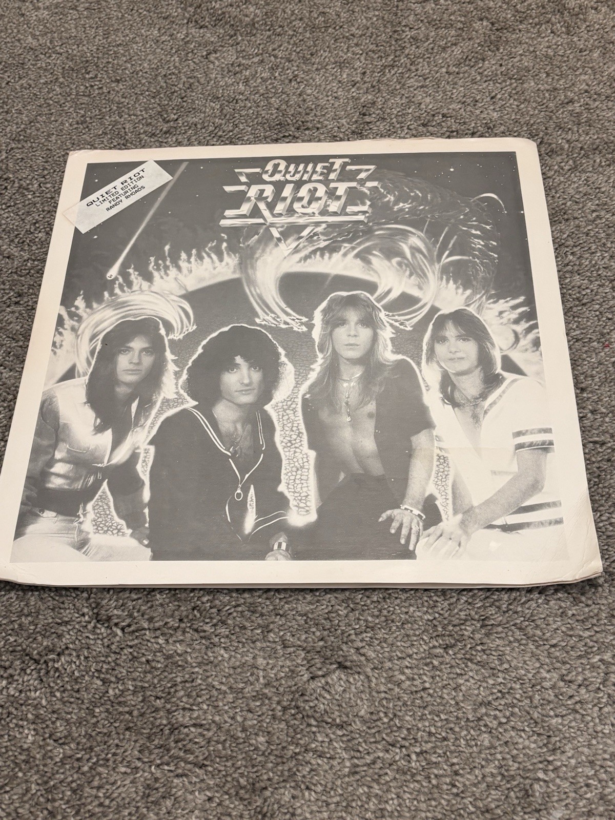 Quiet Riot We Are The Ravers ft Vinyl Record LP Randy Rhoads VG Minor Warping Quiet Riot We Are The Ravers ft Vinyl Record LP Randy Rhoads VG Minor Warping