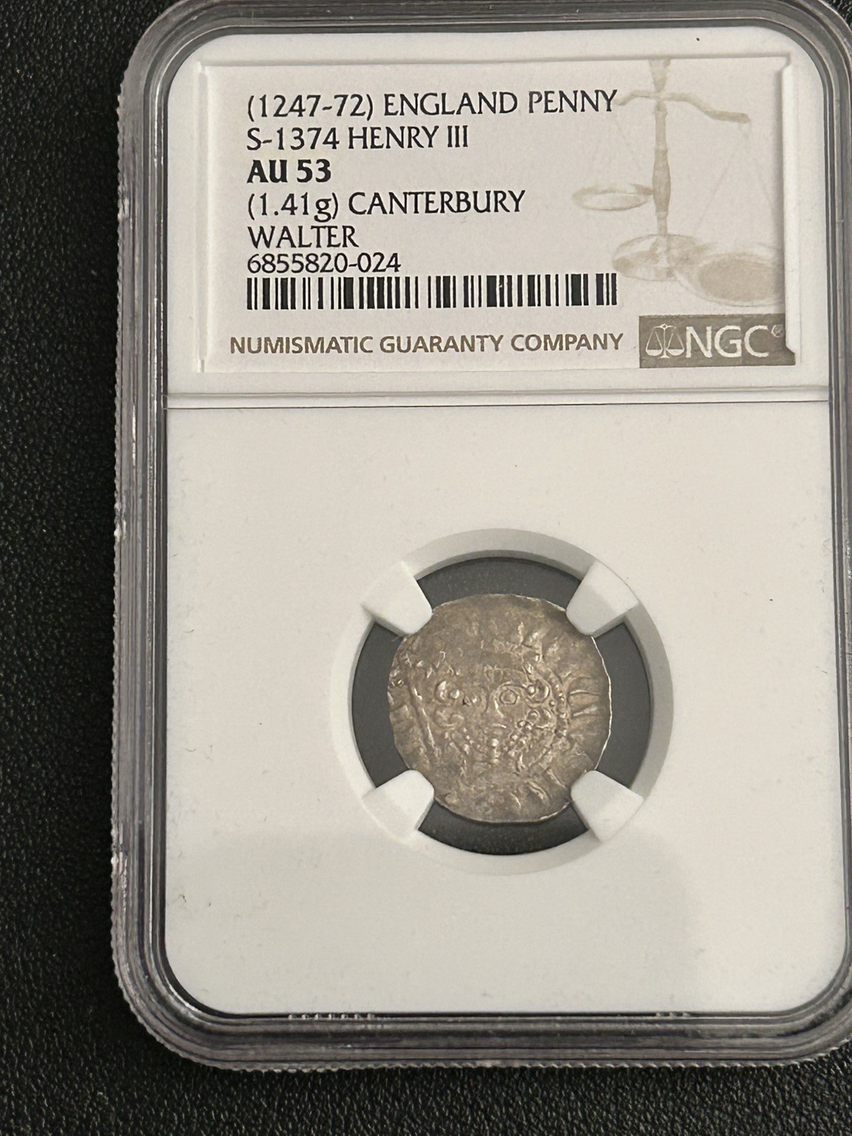 England - 1247-72 Henry III Silver Penny - NGC AU53 One of the best England - 1247-72 Henry III Silver Penny - NGC AU53 One of the best