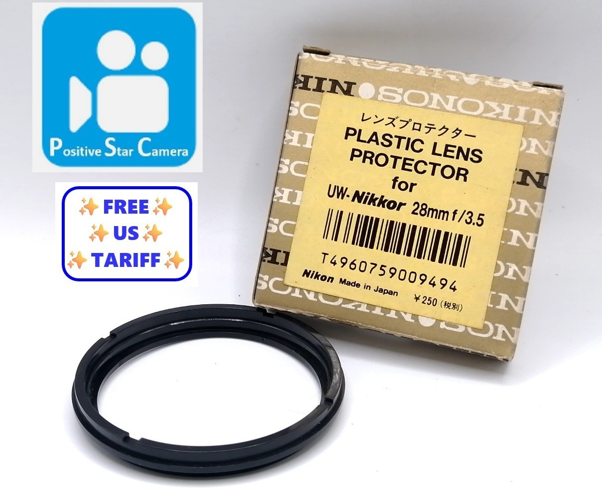 🎦👀✨Unused✨ Nikon Nikonos Lens Protector for 28 3.5 From JAPAN