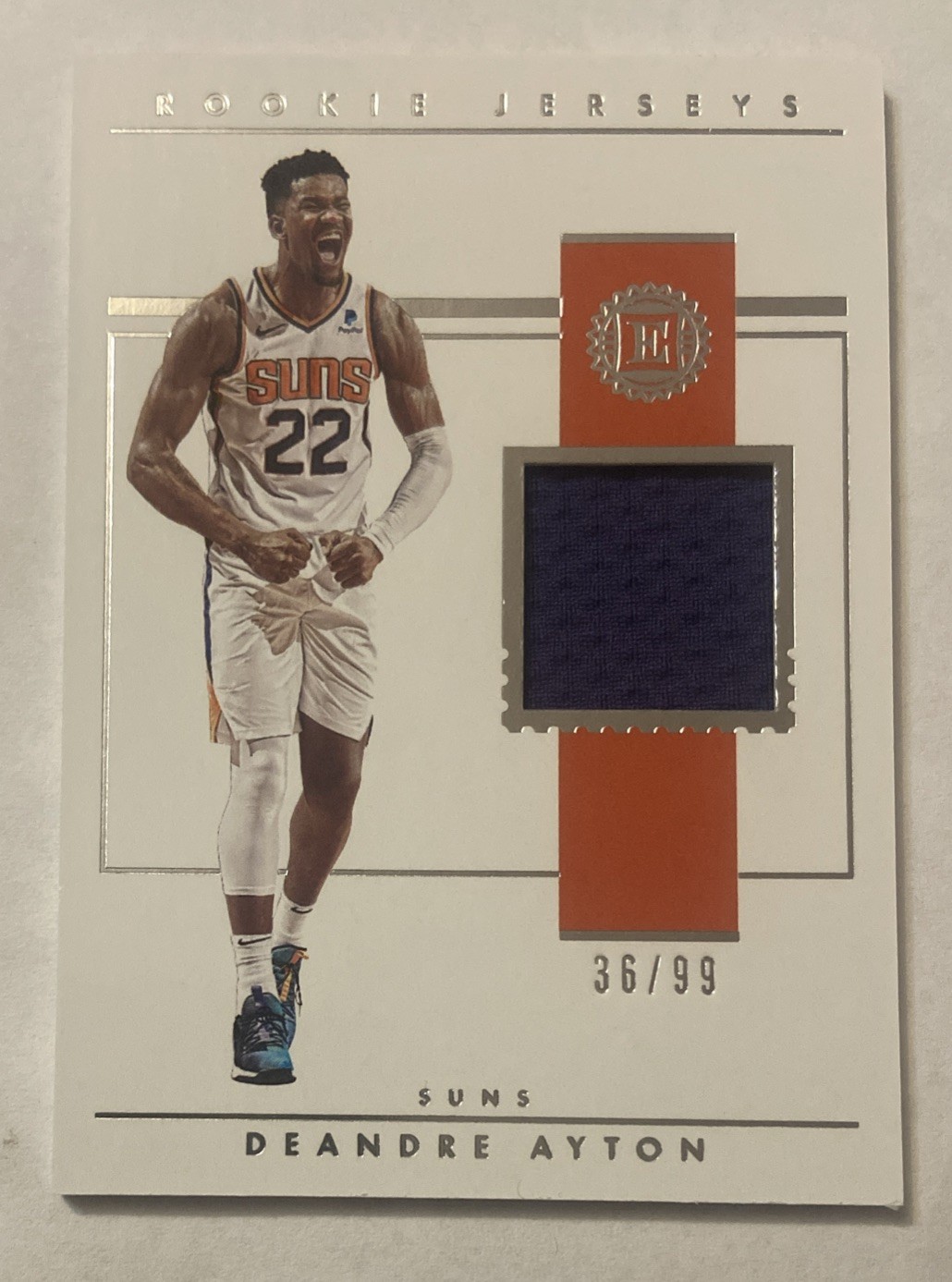 2018-19 Panini Encased RC #d /99 Rookie Jerseys SP Insert DeAndre Ayton RC