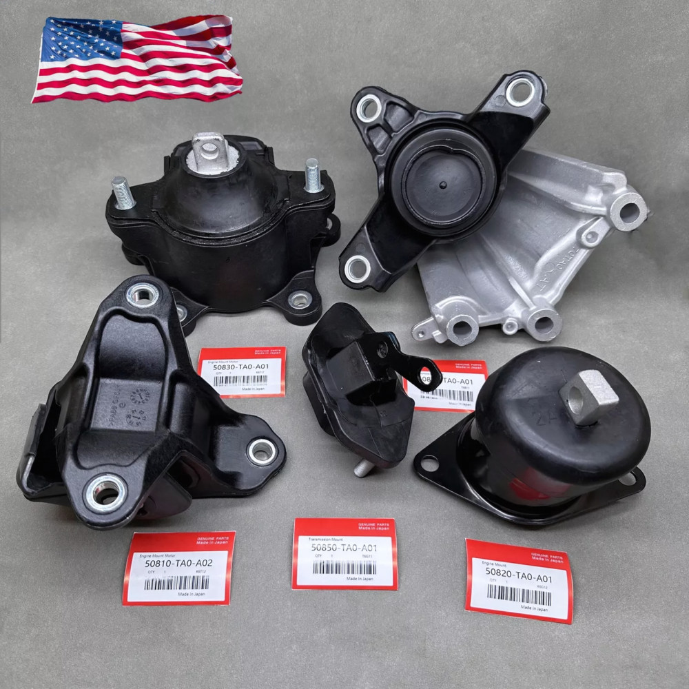 OEM 5PCS Engine Motor & Trans Mounts Kit For 09-13 Acura TSX 2.4L Auto Trans