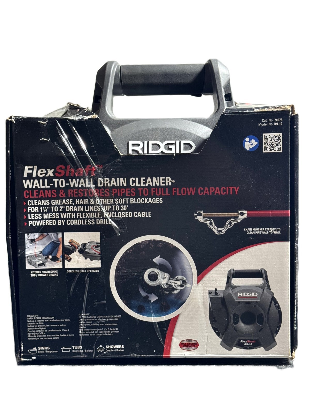 Ridgid FlexShaft K9-12 1/4\
