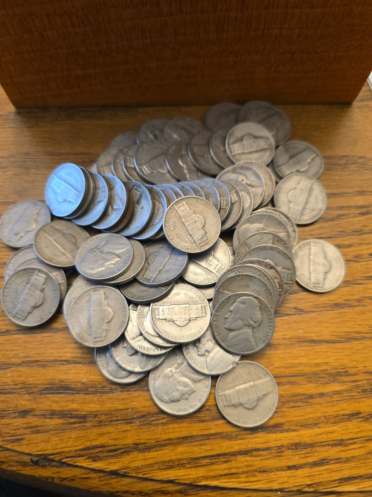 1950 D Jefferson Nickel Circulated Mixed Conditions Price Is Per Coin 