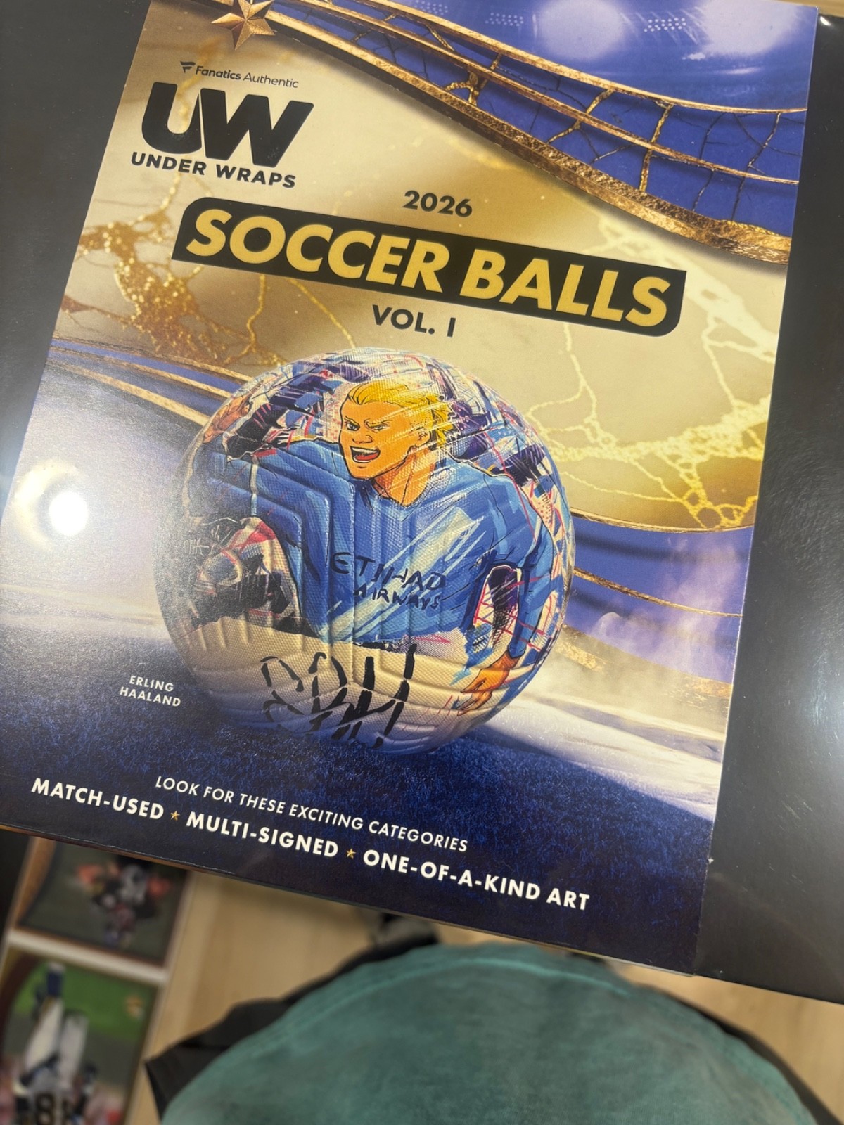 PRODUCT CHASE CHECKLIST  IN PICS2026 under wraps soccer vol 1 mystery box