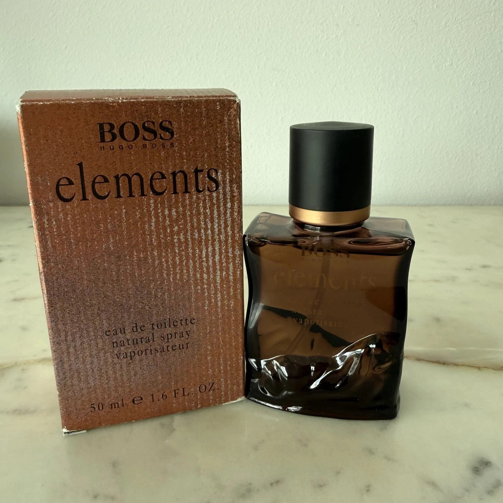 Hugo Boss Elements 50ml/1.6oz EDT Spray Men Vintage Rare Discontinued