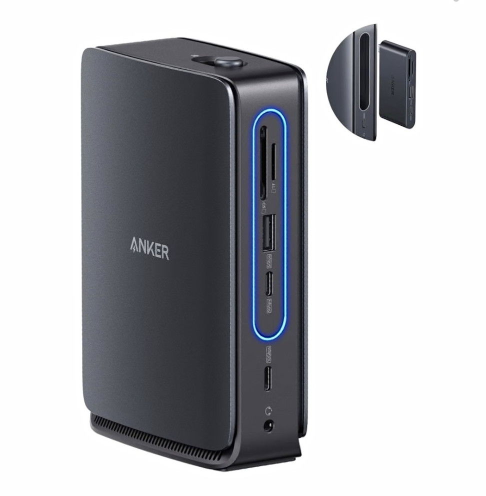 Anker Nano 13-in-1 Triple Display USB-C Dock, HDMI/DP/Ethernet, Black