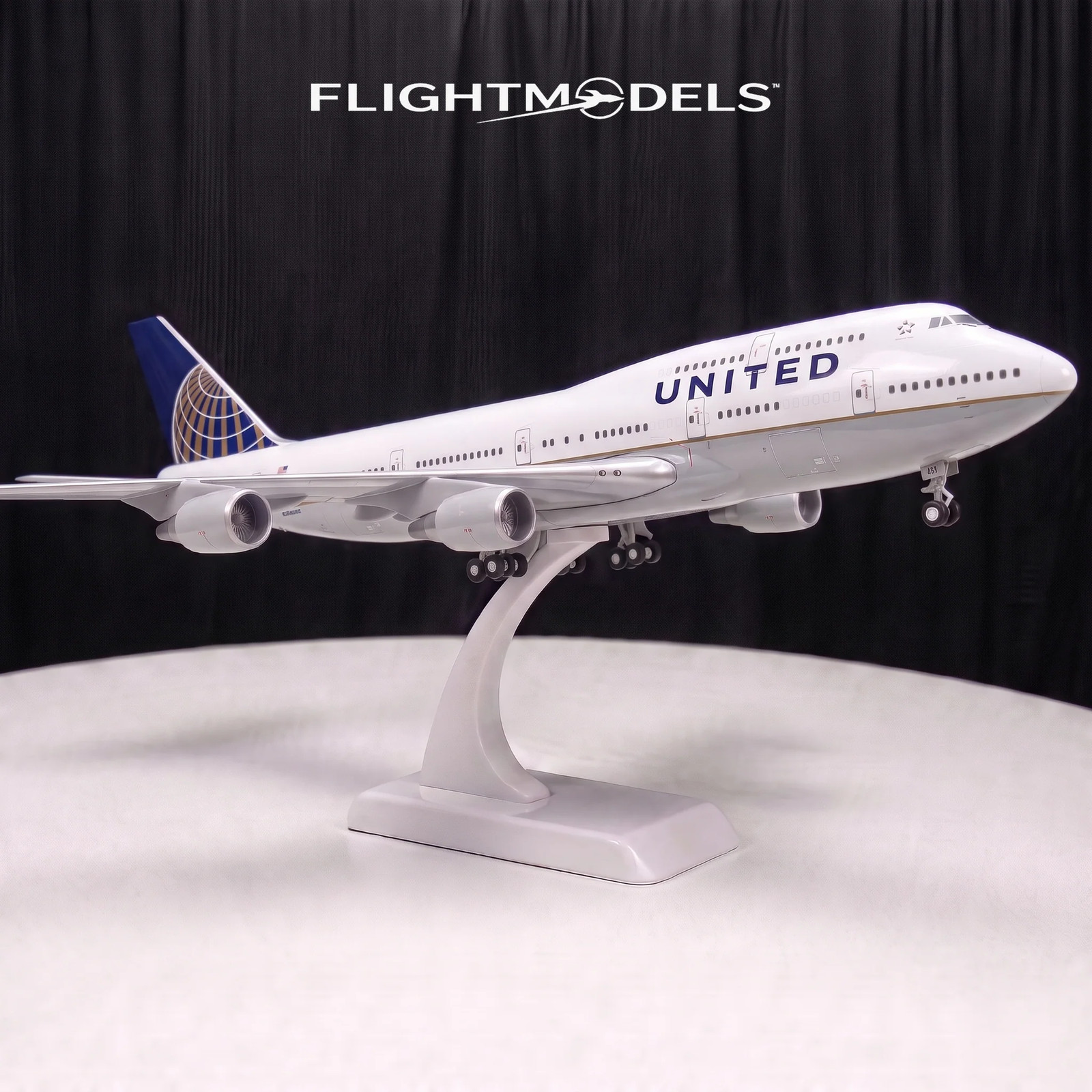 Boeing 747 United Diecast Model Plane 47cm 19 Inch Display Aircraft Boeing 747 United Diecast Model Plane 47cm 19 Inch Display Aircraft