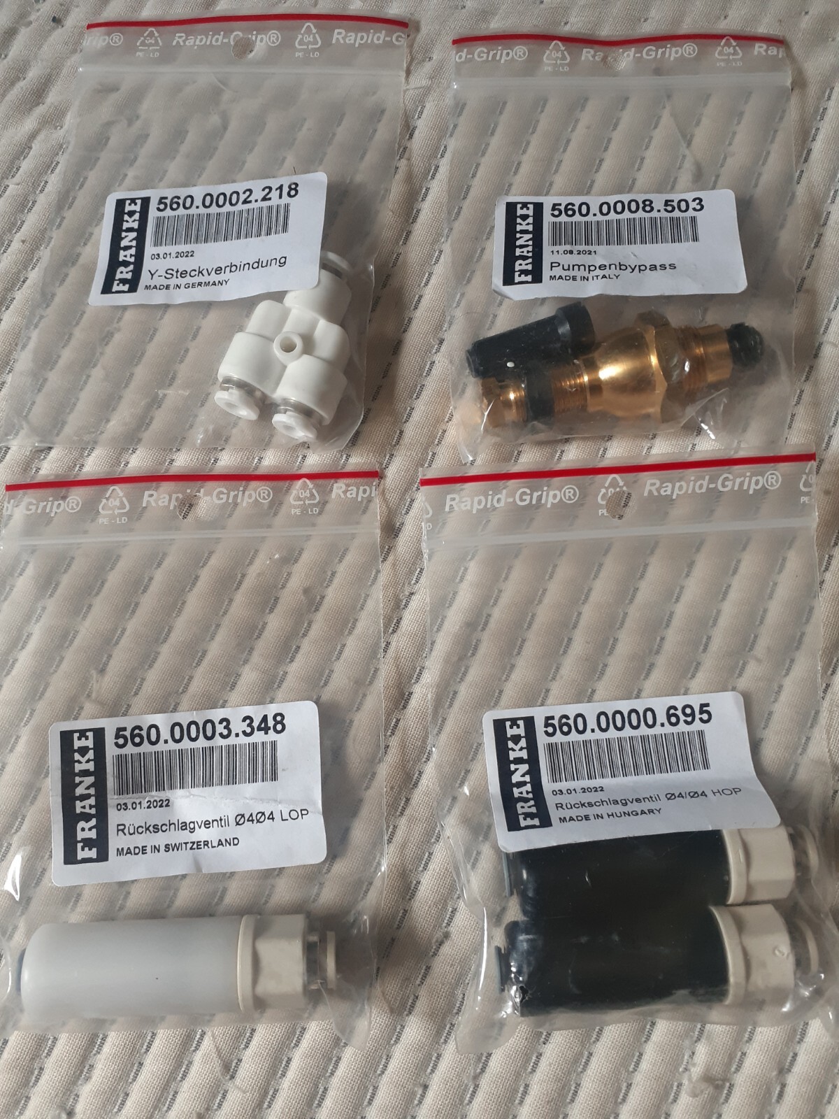 FRANKE PARTS LOT BRAND NEW OEM READ DESCRIPTION 