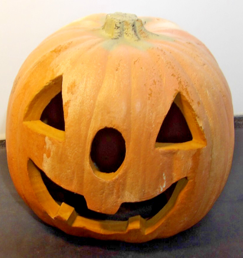 VTG 1980's-1990's Foam Blow Mold Halloween Pumpkin Jack-O-Lantern 10