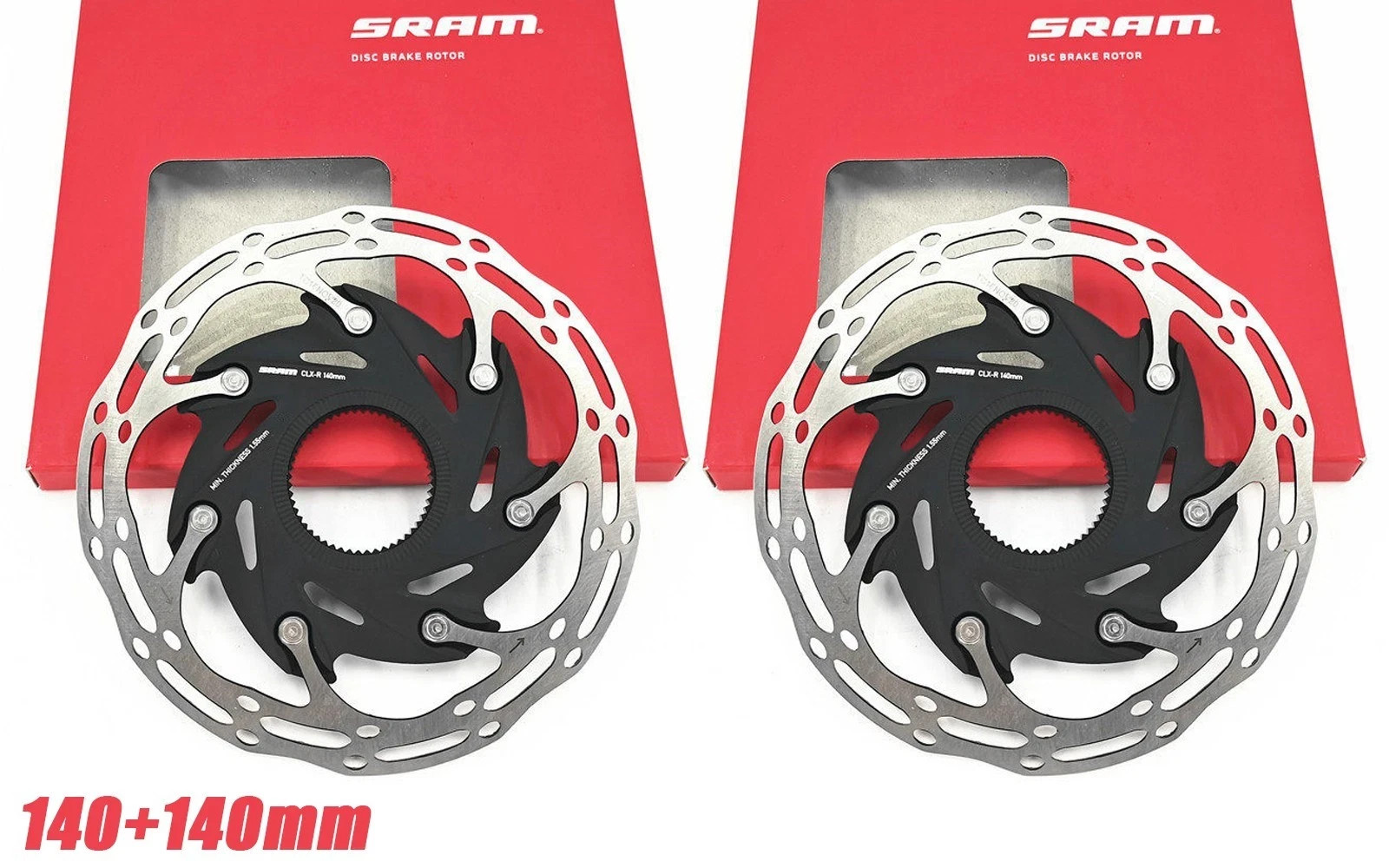 SRAM Centerline XR CLX-R 140mm Centerlock Disc Brake Rotors Road Bike 2pcs SRAM Centerline XR CLX-R 140mm Centerlock Disc Brake Rotors Road Bike 2pcs