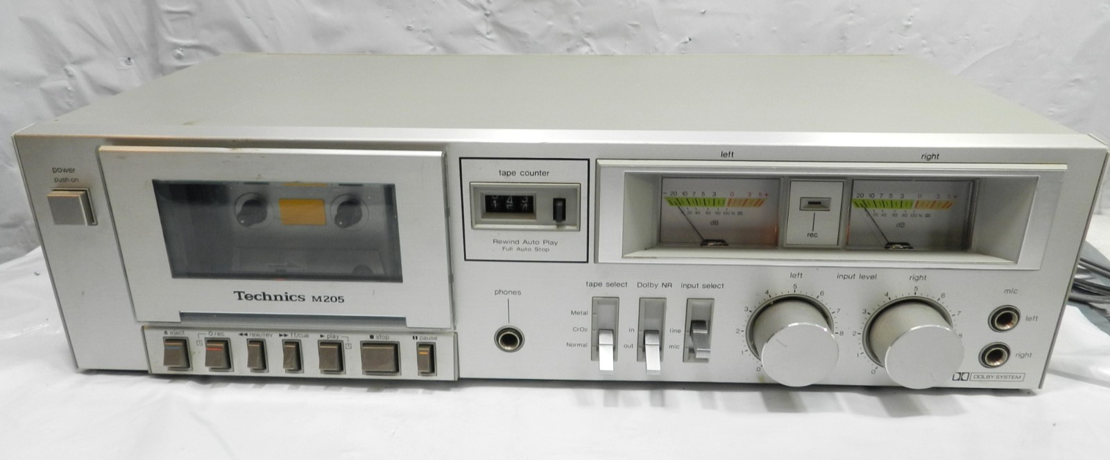 Technics RS-M205 Dolby System Stereo Cassette Tape Deck – Fully Tested T31K