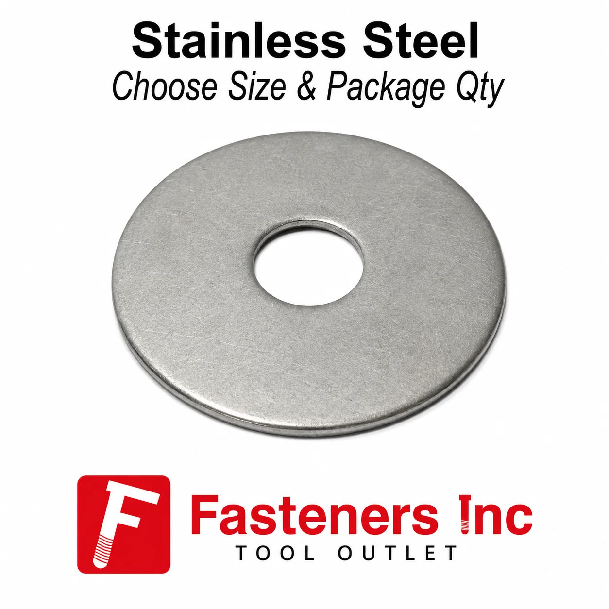 Fender Washers Large Diameter Stainless Steel All Sizes Available in Listing