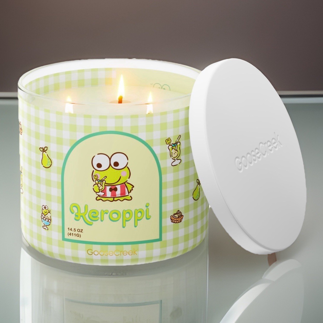 Goose Creek 3-Wick Candle- Hello Kitty Keroppi (14.5 oz) Goose Creek 3-Wick Candle- Hello Kitty Keroppi (14.5 oz)