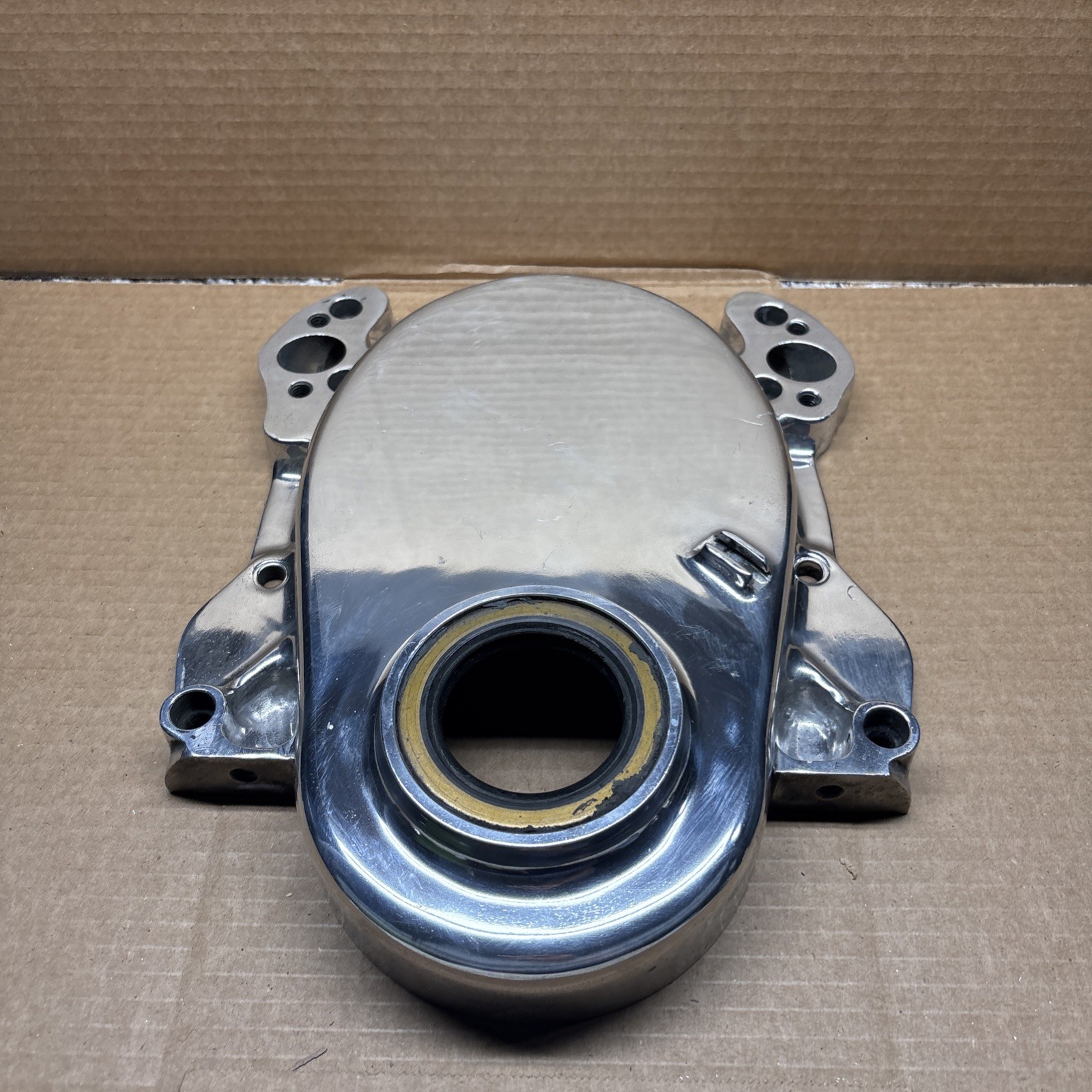 Hot Heads 1951-1954 Chrysler Hemi Polished Cast Aluminum Timing Cover