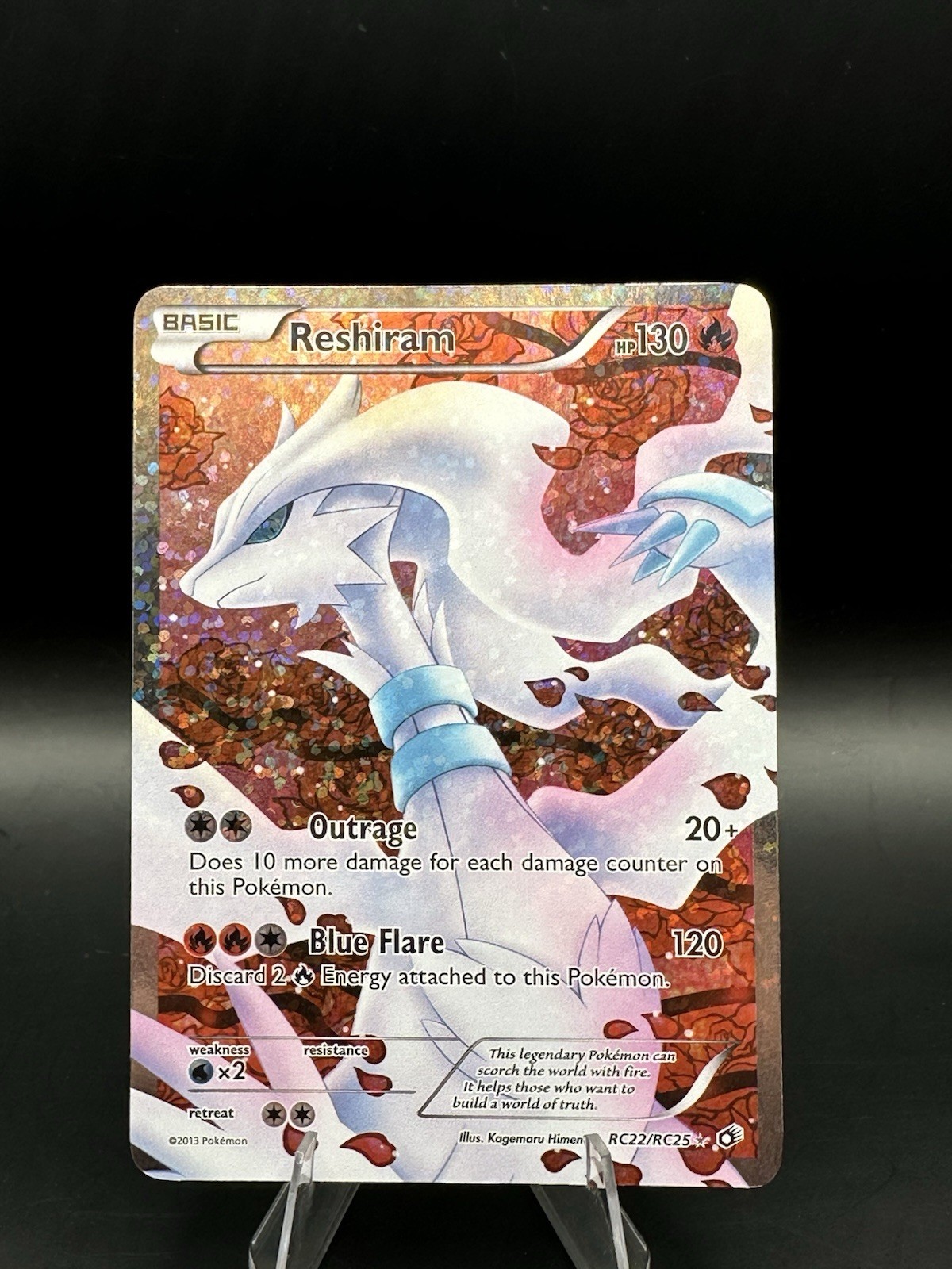 Reshiram (Full Art) RC22/RC25 Legendary Treasures: Radiant Collection Holo Reshiram (Full Art) RC22/RC25 Legendary Treasures: Radiant Collection Holo