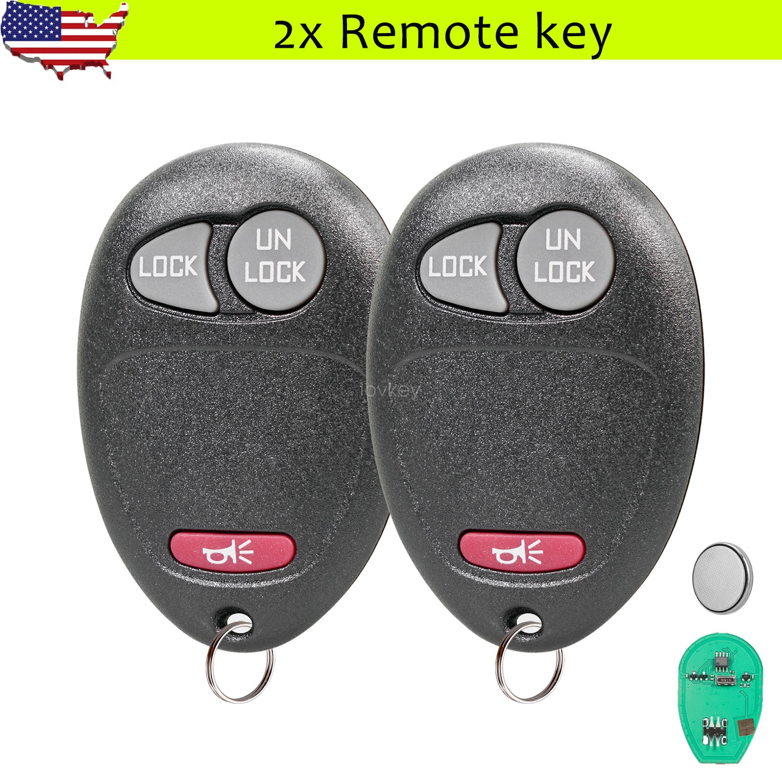 For 2004-2012 Chevrolet Colorado LS LT Remote Control Key Fob 3 Button 10335583