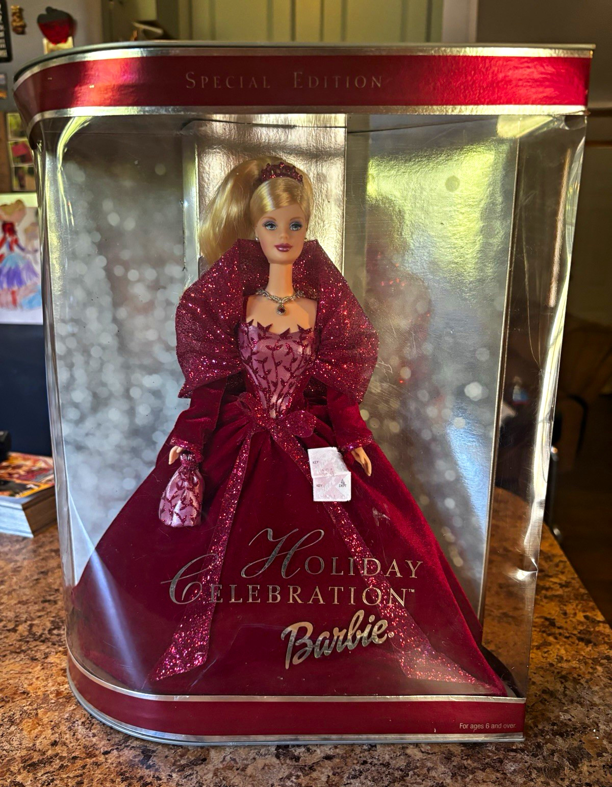 Mattel Holiday Celebration Barbie 2002 Special Edition 12in Doll MPN 56209