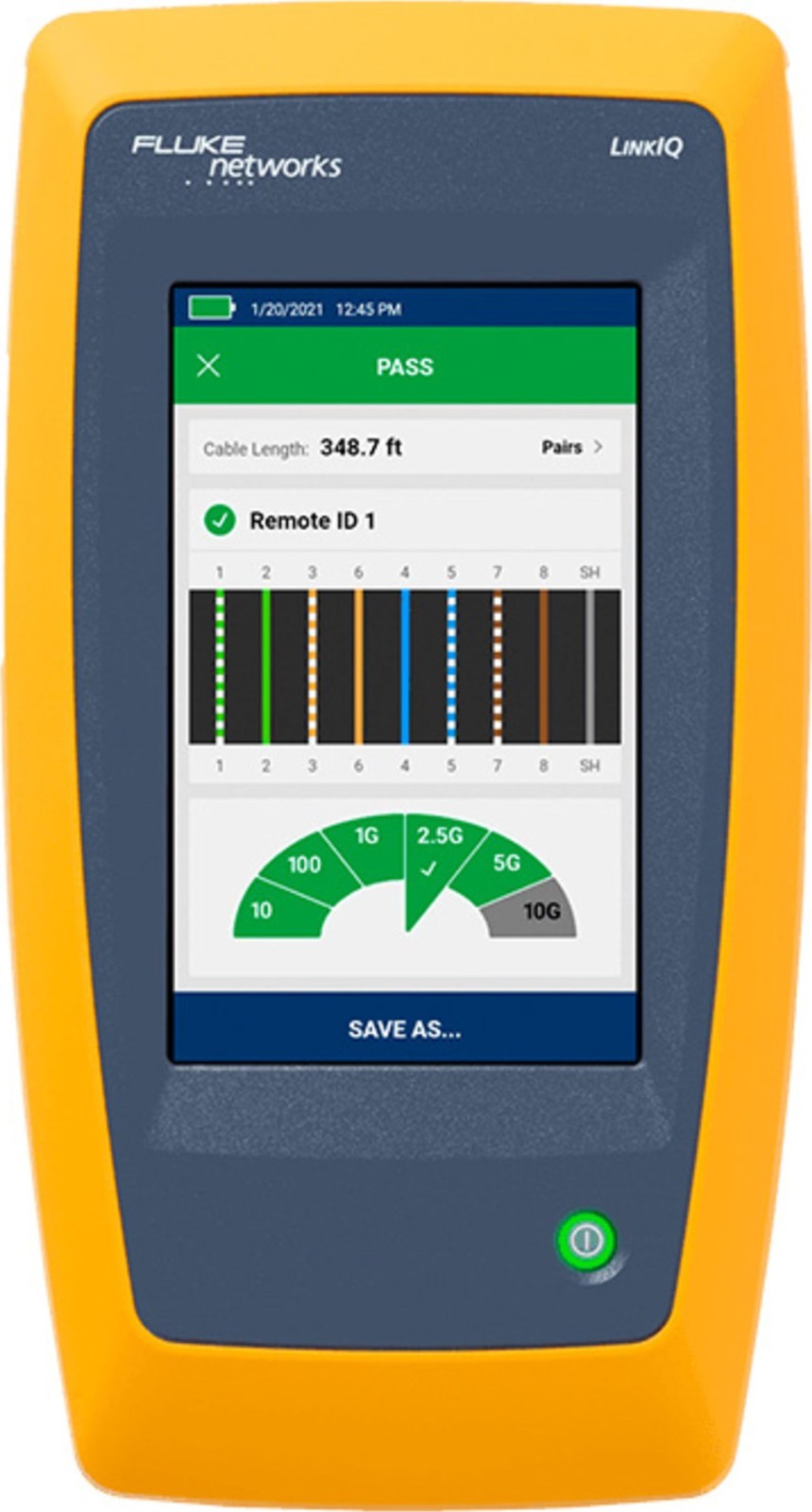 Fluke Networks LIQ-100 Network Cable Tester Fluke Networks LIQ-100 Network Cable Tester