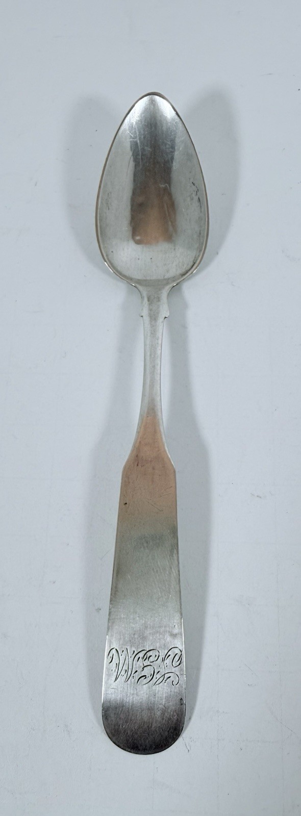 Theophilus Bradbury Silver Coin Teaspoon Hallmarked And Monogrammed “SGM” 5.5” Theophilus Bradbury Silver Coin Teaspoon Hallmarked And Monogrammed “SGM” 5.5”