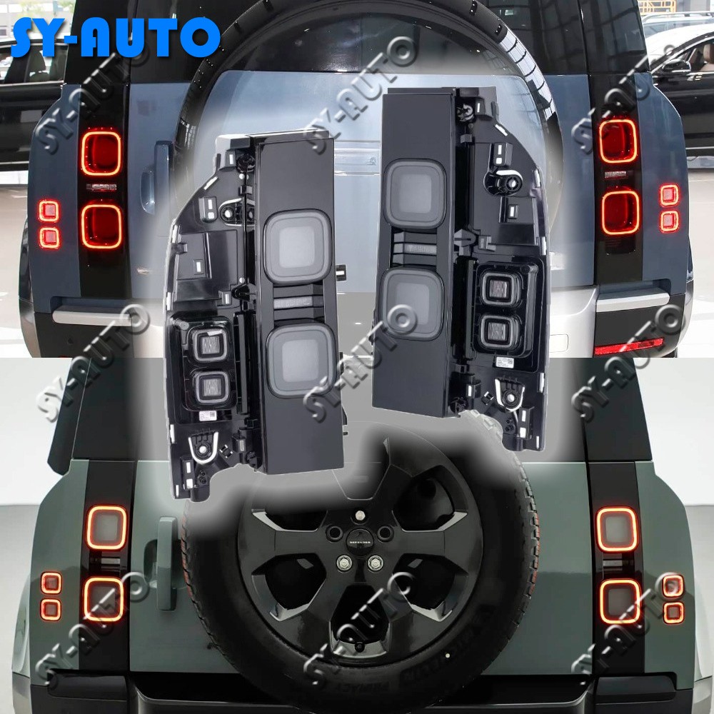 For 2020-25 Land Rover Defender Upgrade 2026 Style LED Tail Lights Lamps Set