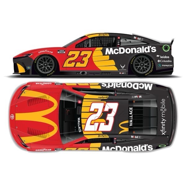 Losi 1/12 Custom Bubba Wallace McDonalds Camry Nascar RC Body