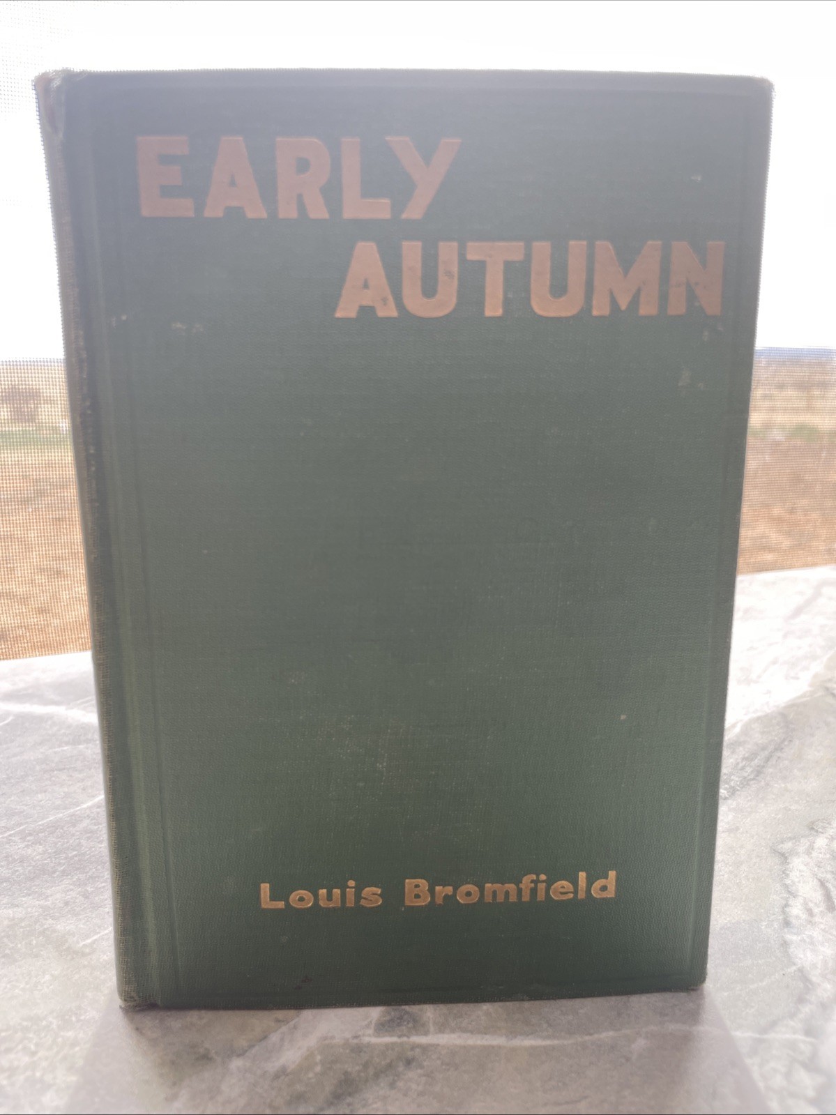 Early Autumn Louis Bromfield HC VTG 1926