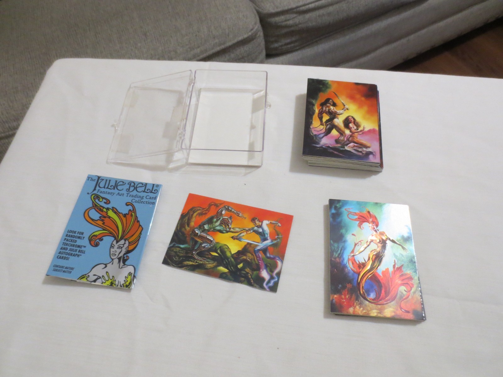 1994 Julie Bell CARDS COMPLETE SET total of 56 w/ TEKCHROME Cards