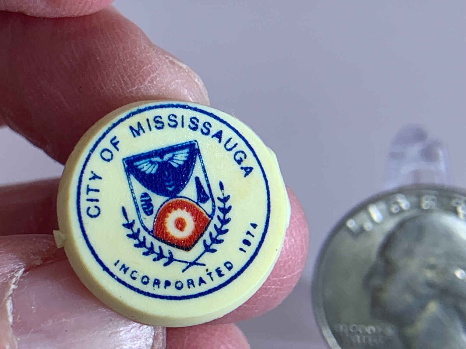 Canada City Of Mississauga Vintage Tack Pin T-374