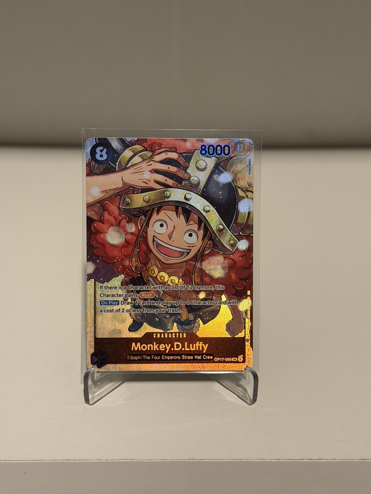 Monkey.D.Luffy (093) OP17-093 The World\'s Strongest Warriors Foil One Piece