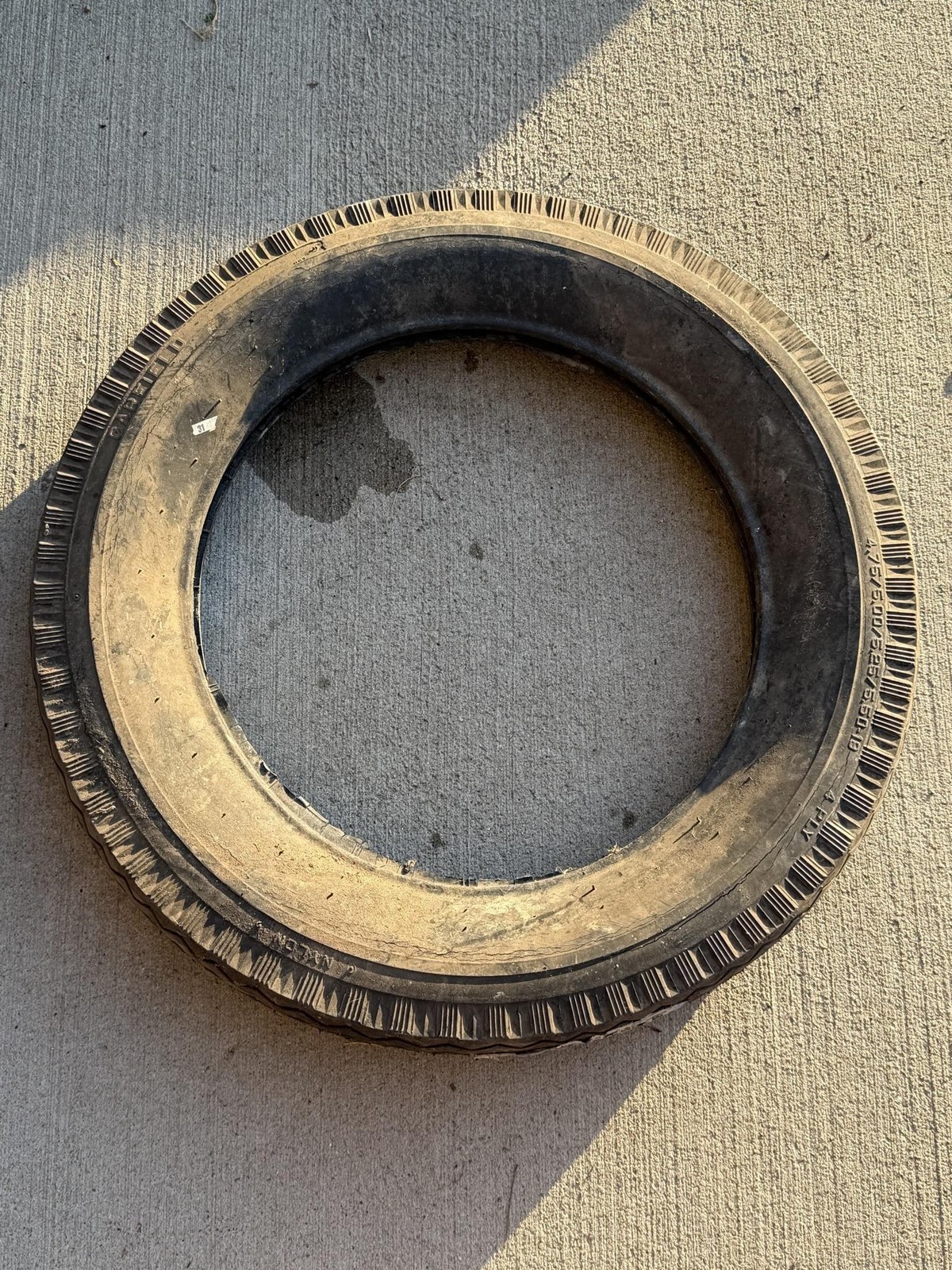 1930 Model A Garfield Vintage Bias Ply Tire 4.75/5.00/5.25/5.50-19 Black READ