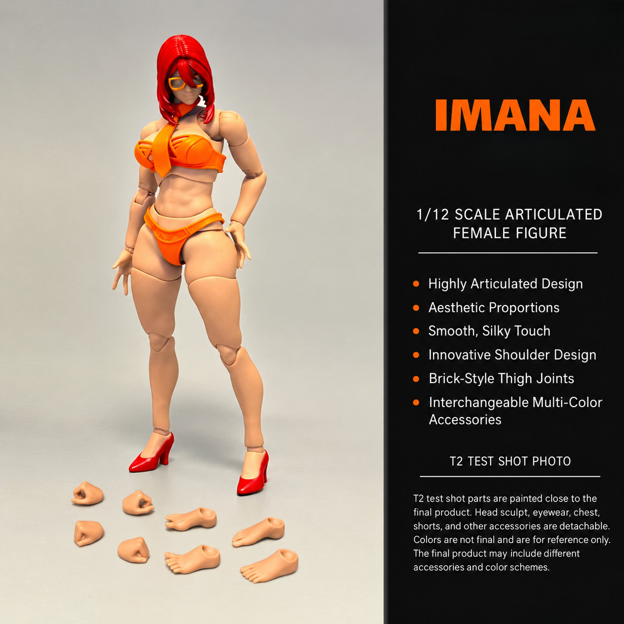 Fury Toys 1/12 IMANA Articulated Female Body Suntan Reissue Preorder