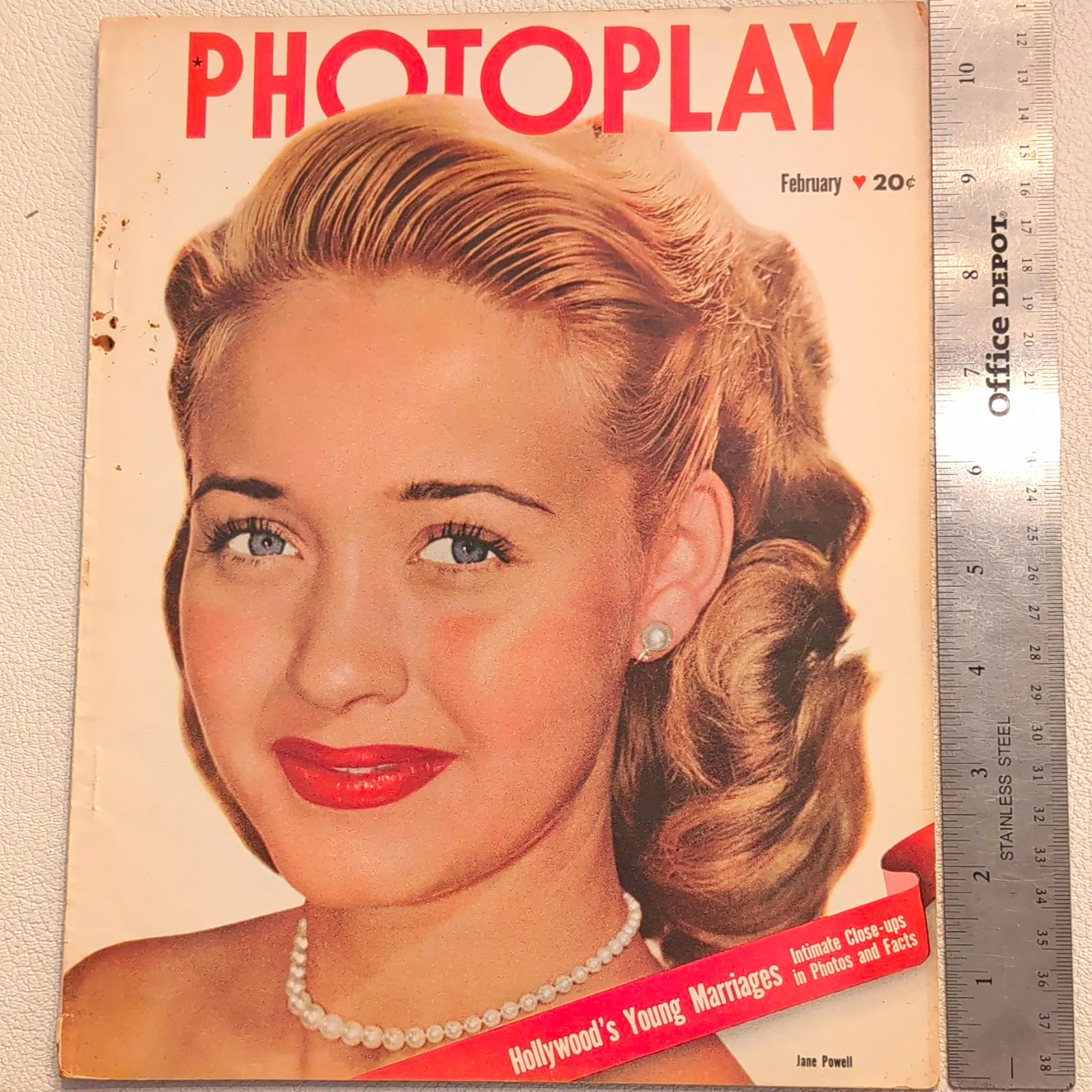 Photoplay Magazine February 1951 Issue Jane Powell, Janet Leigh. Movies