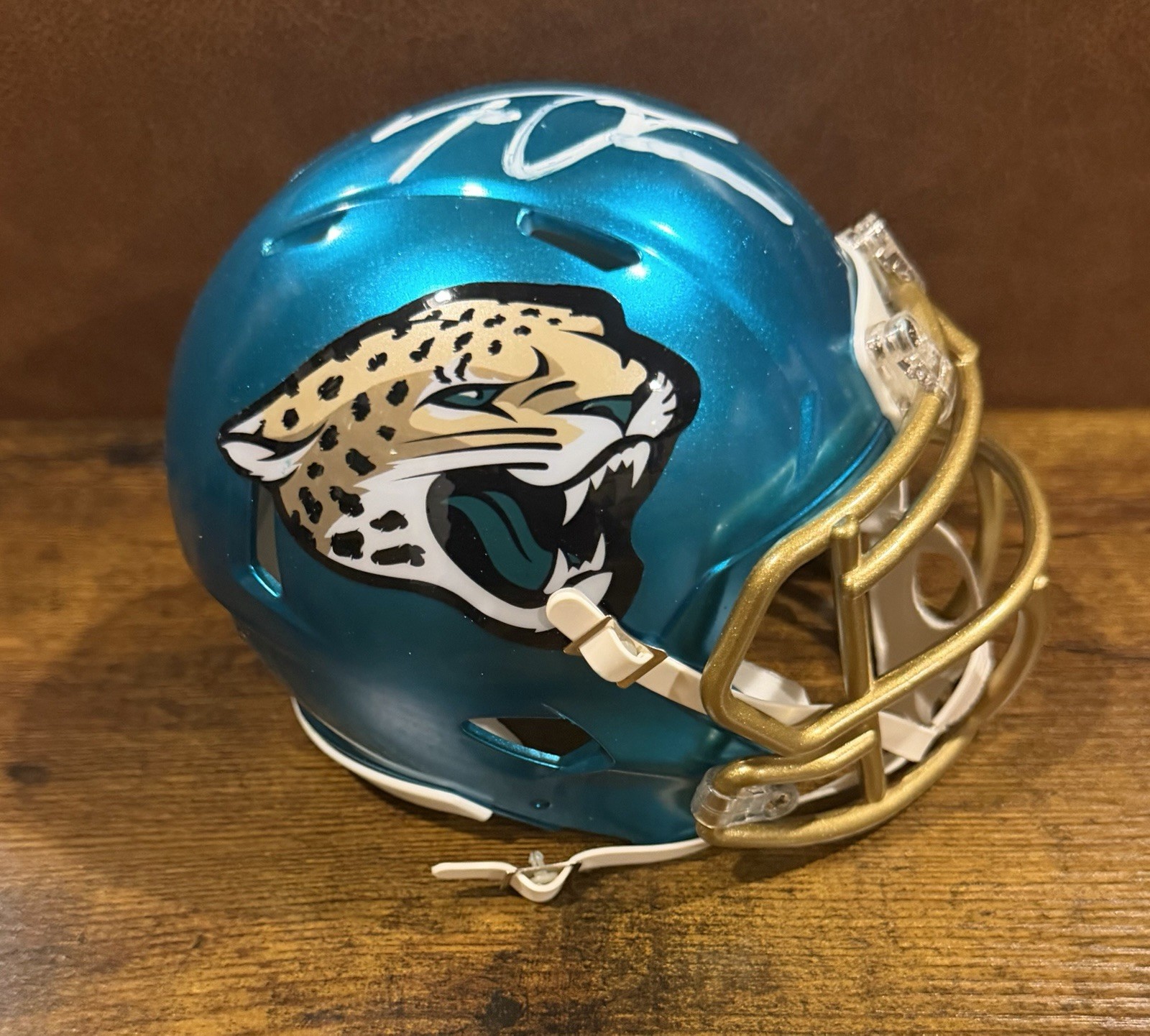 Trevor Lawrence Jacksonville Jaguars Signed Mini Helmet Fanatics Authentic