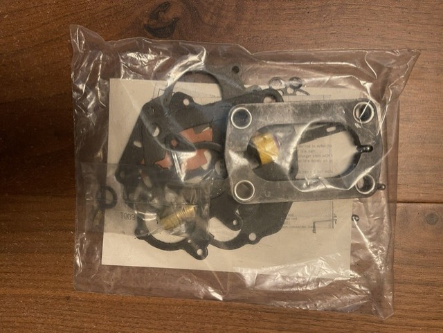 NOS MOPAR CARBURETOR KIT SEALED BAG 1970 318 CARTER 2 BBL DODGE PLYMOUTH 3514466