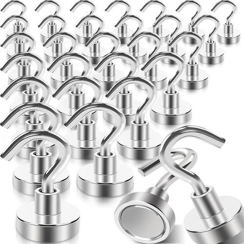 50 pack Magnetic Hooks, Heavy Duty 30lb+ Strong Magnet Hook for Cruise Cabins 50 pack Magnetic Hooks, Heavy Duty 30lb+ Strong Magnet Hook for Cruise Cabins