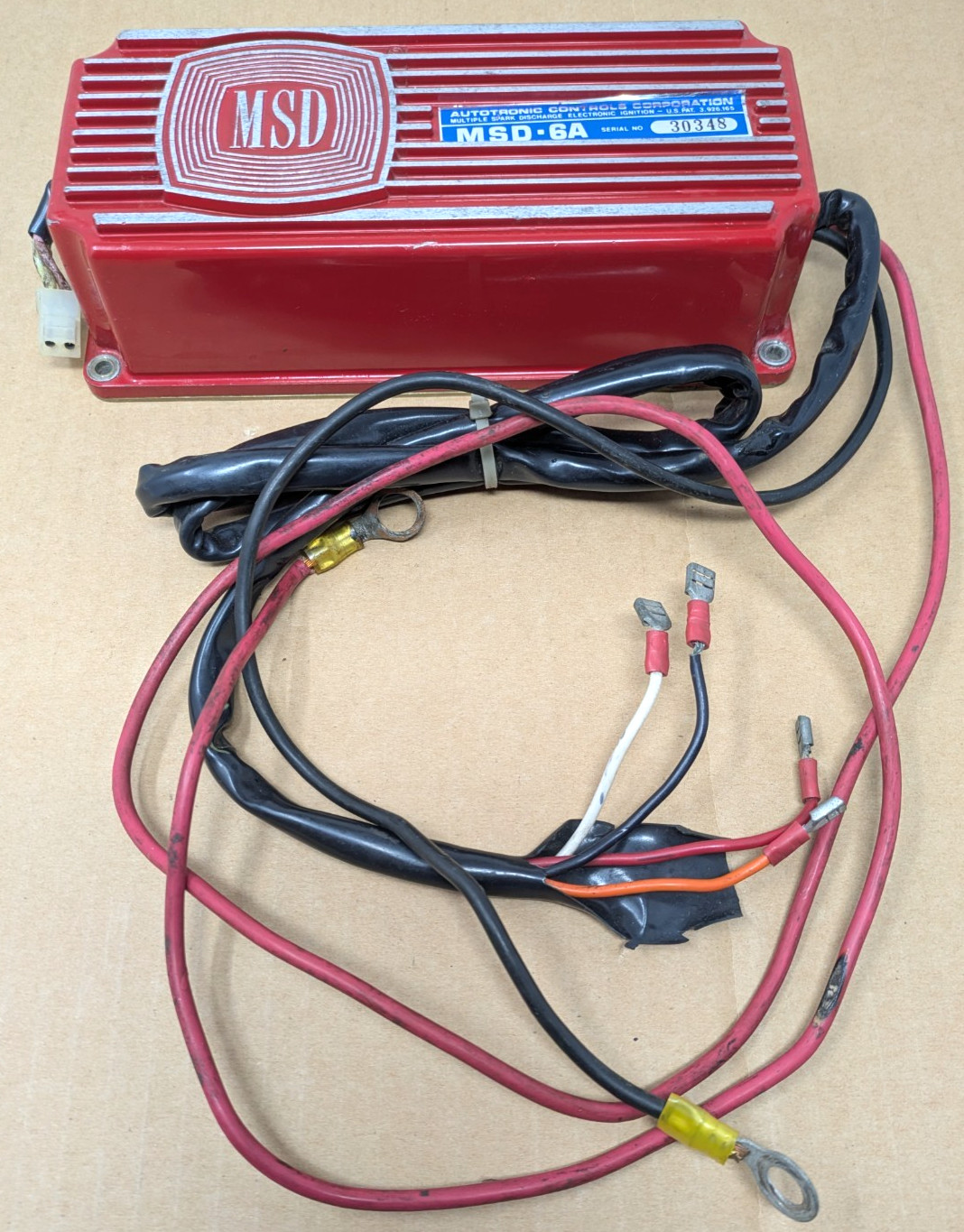 Vintage 1980's MSD 6A Ignition Box 6200 Multiple Spark Discharge Used UNESTED Vintage 1980's MSD 6A Ignition Box 6200 Multiple Spark Discharge Used UNESTED