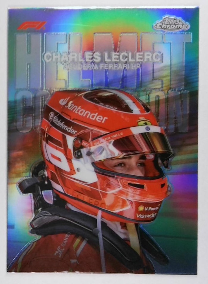 2024 Topps Chrome Formula 1 - Helmet Collection Charles Leclerc #HC-3