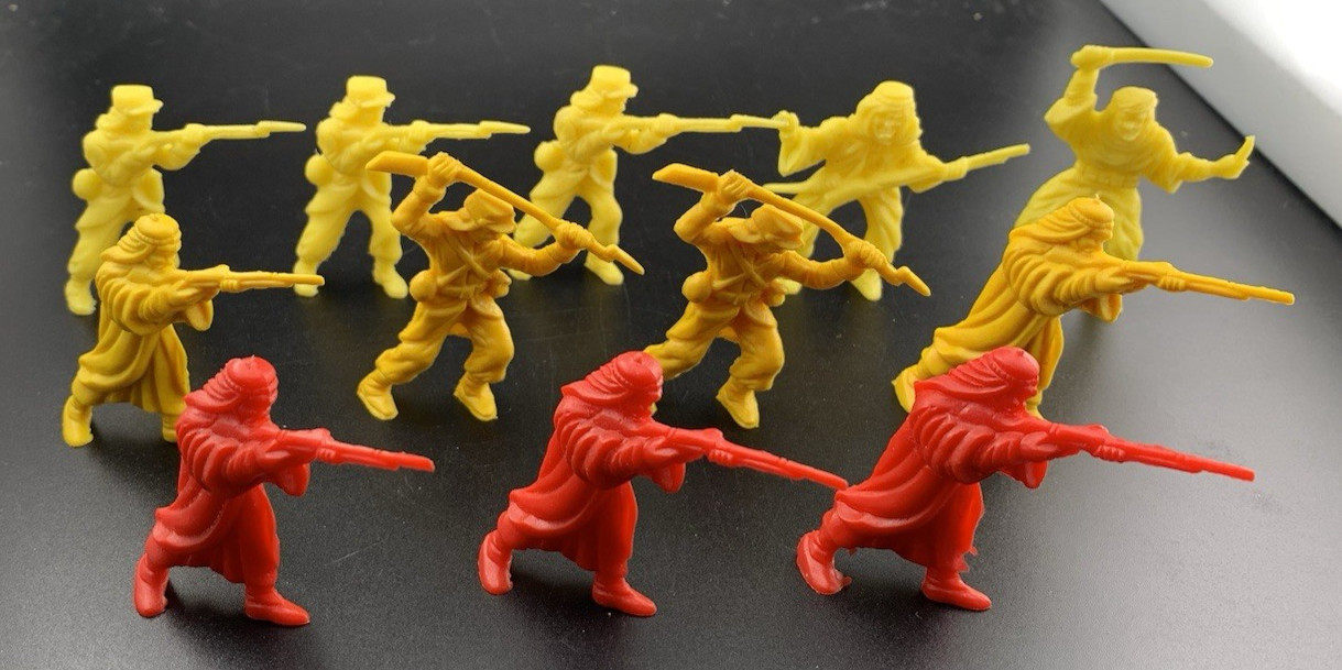 12 Vintage Marx/Lido Plastic Arab - Foreign Legion All Original Original Owner