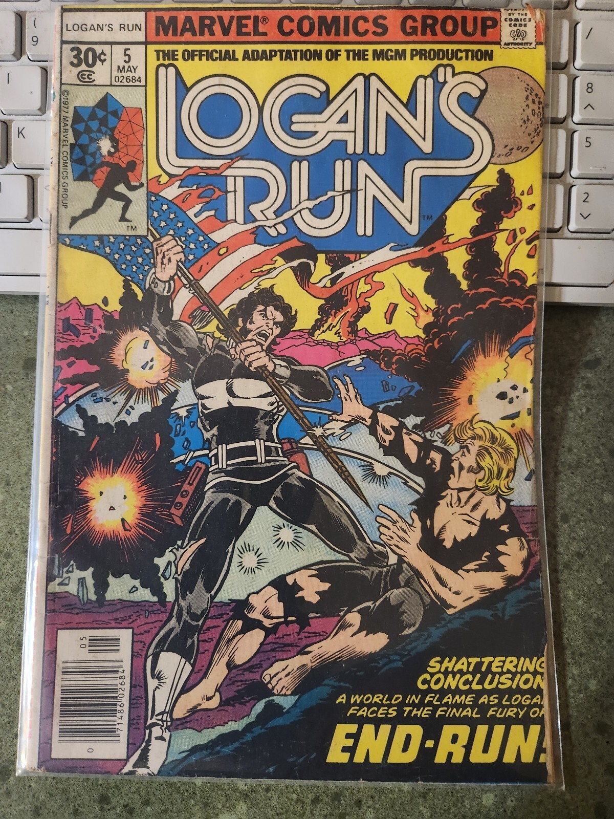 Logan’s Run #5B Variant – 1977 Marvel Bronze Age Logan’s Run #5B Variant – 1977 Marvel Bronze Age