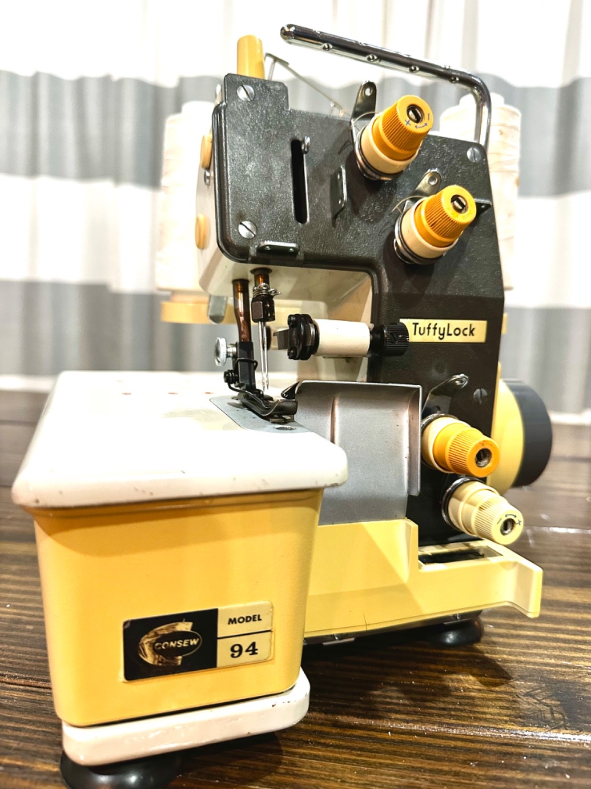 Vintage Consew Tuffy Lock - Model 94 Surger Sewing Machine - Very Good Condition