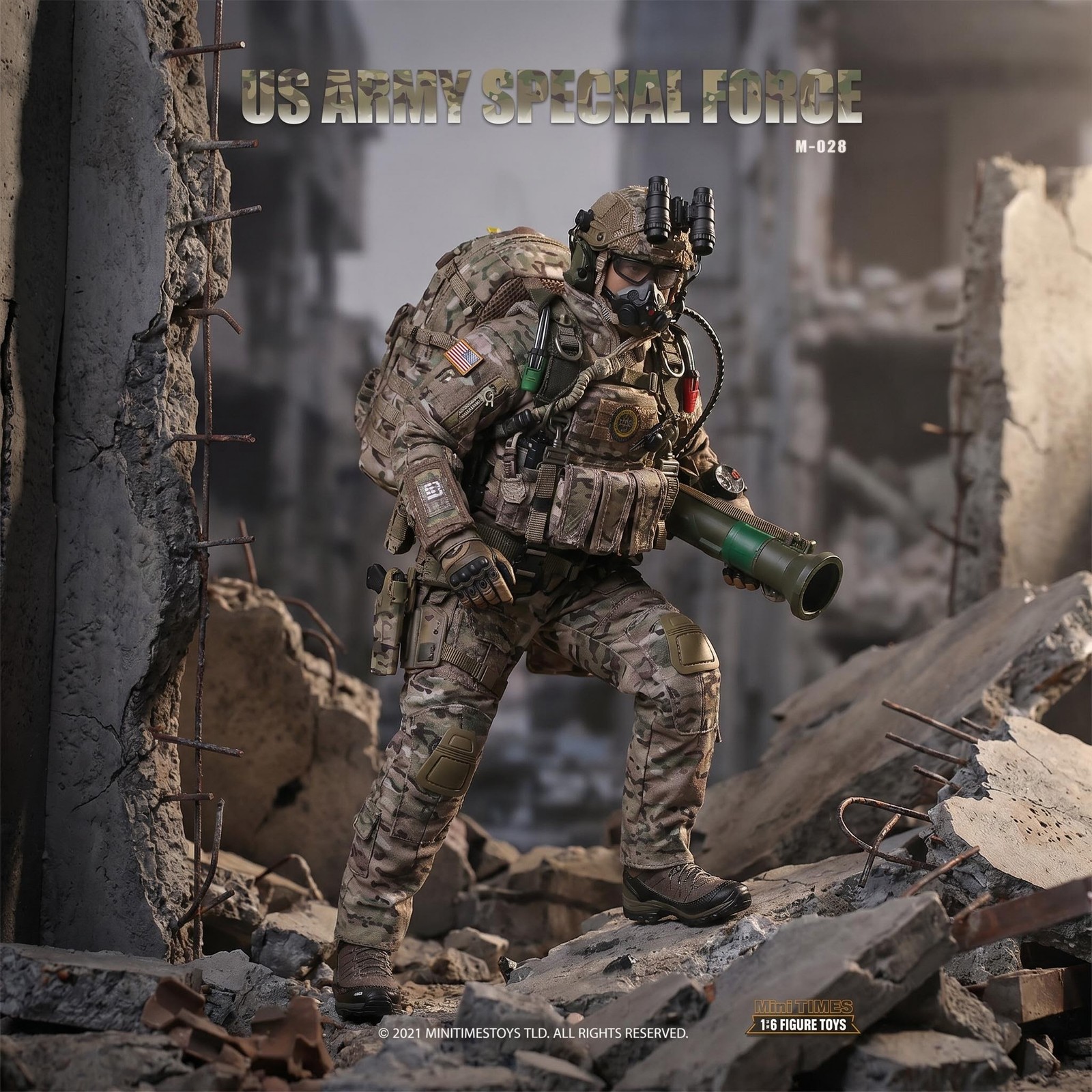HiPlay MiniTimes 1/6 U.S. Army Special Forces Action Figures M028