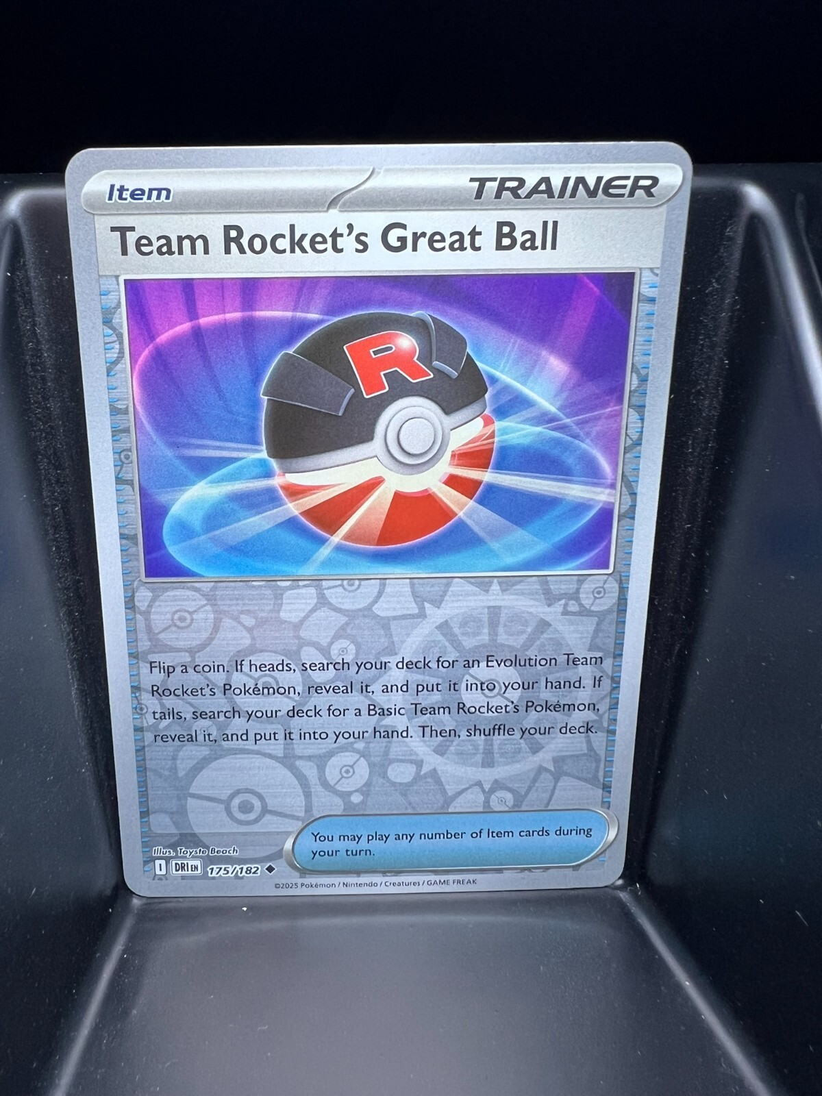 Team Rocket's Great Ball (Reverse Holo)  175/182  Destined Rivals
