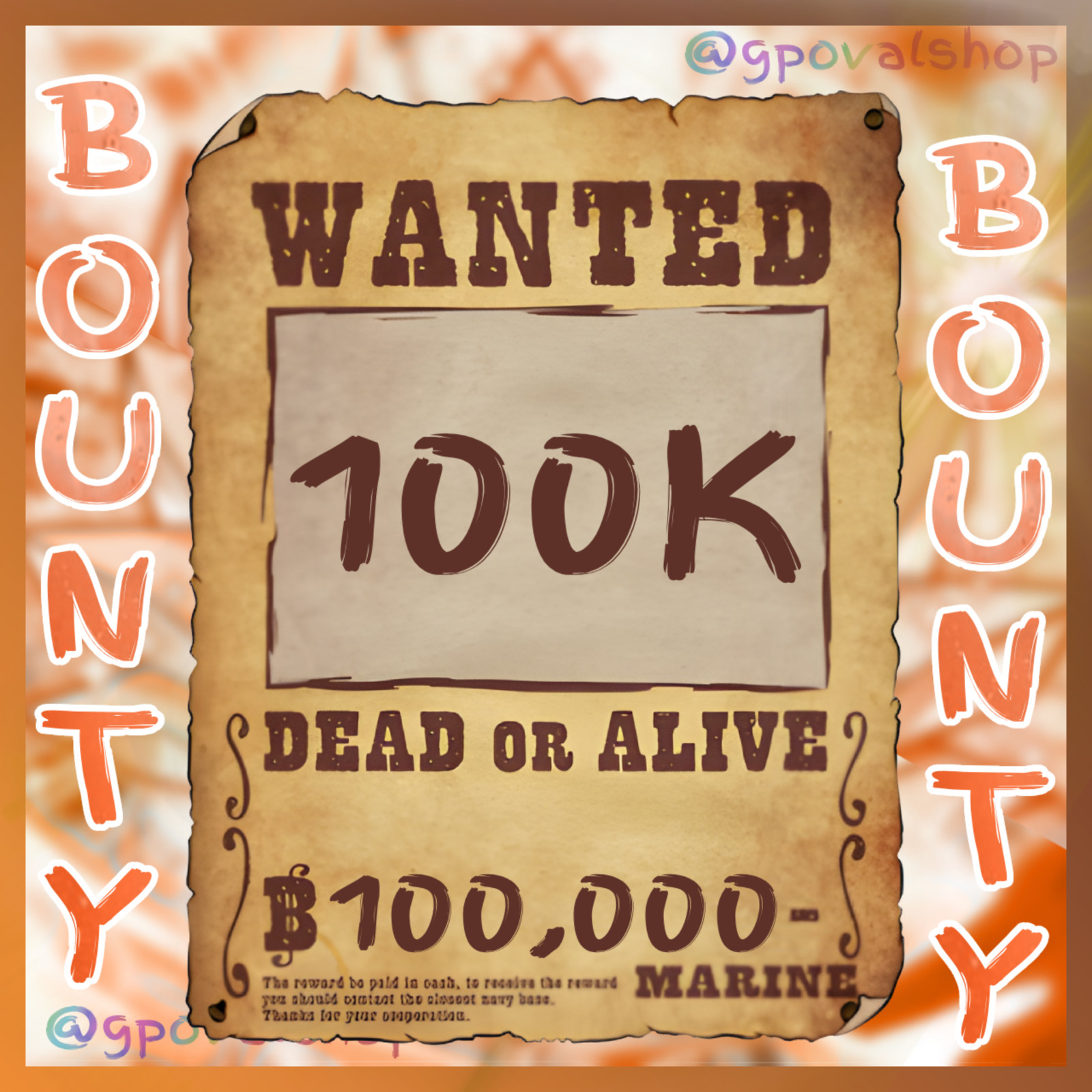 💸 GPO - Bounty -  Grand Piece Online - Roblox ⭐️
