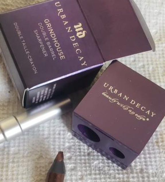 NIB 100% Authentic Urban Decay Grindhouse Double Barrel Pencil Sharpener