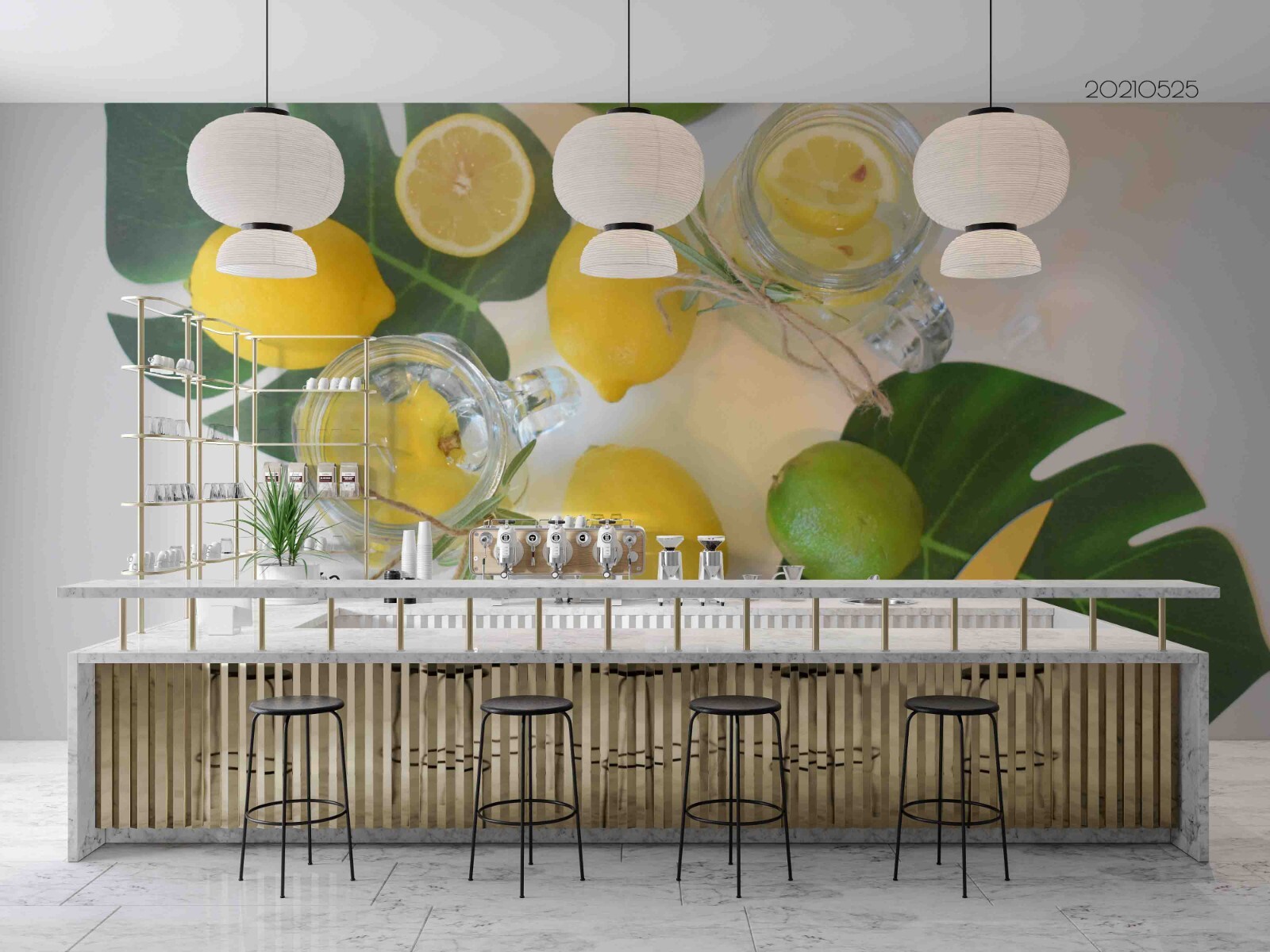 3D Lemon Leaf Cup Lemonade Self-adhesive Removeable Wallpaper Wall Mural1 1435 3D Lemon Leaf Cup Lemonade Self-adhesive Removeable Wallpaper Wall Mural1 1435