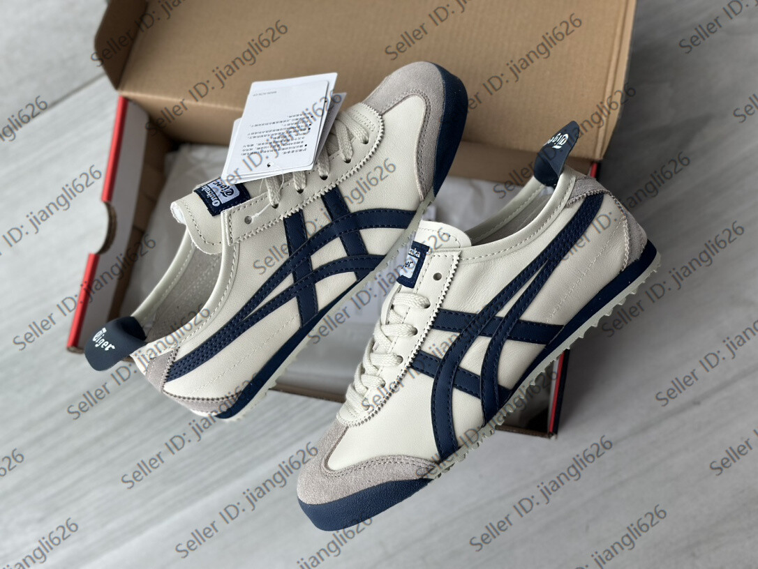 2026 Onitsuka Tiger Mexico 66 Classic Unisex Shoes Birch/Black Vintage Sneakers