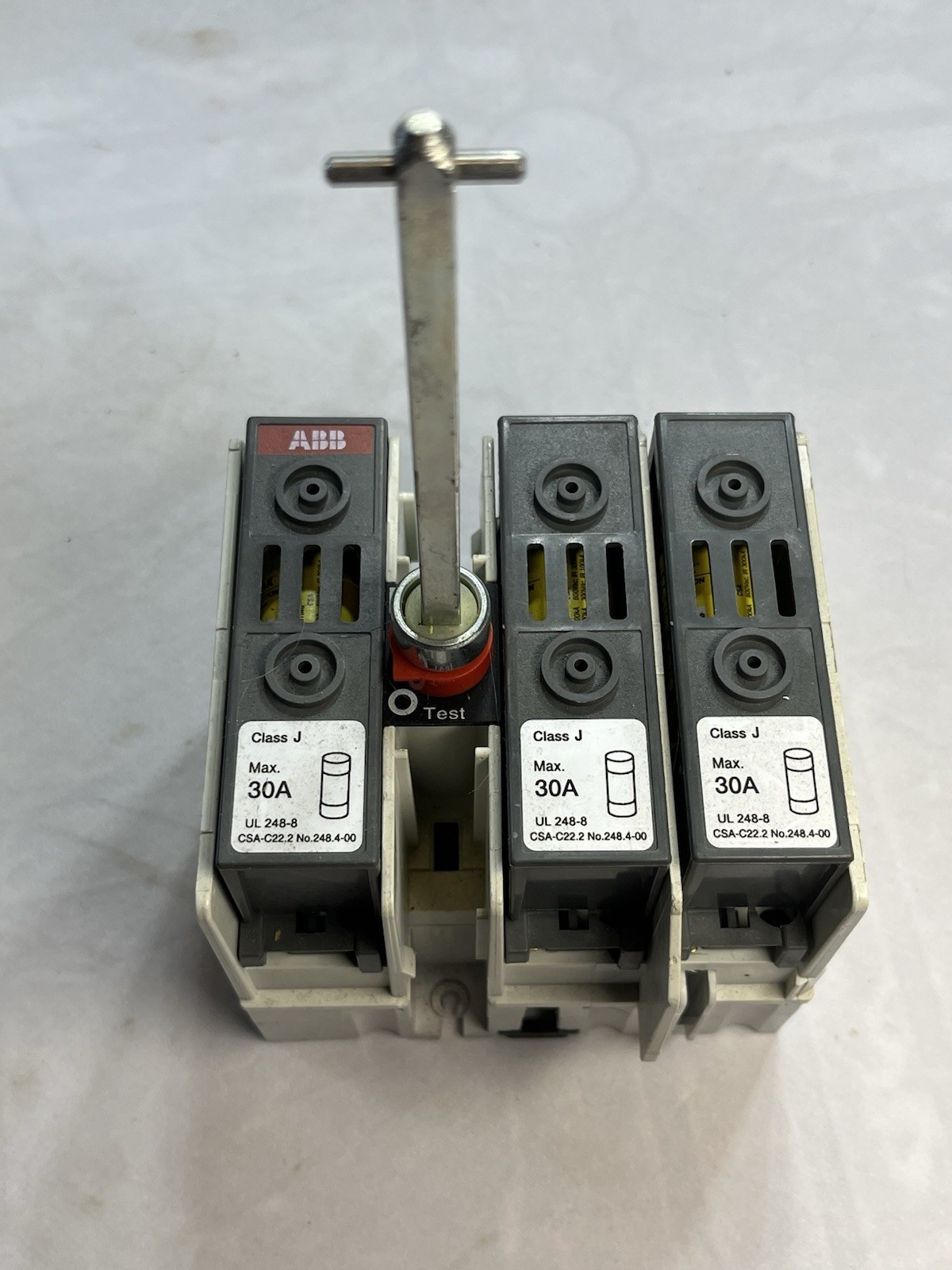 ABB OS 30FAJ12 30A 3P 600v General Purpose Switch with Fuses ABB OS 30FAJ12 30A 3P 600v General Purpose Switch with Fuses