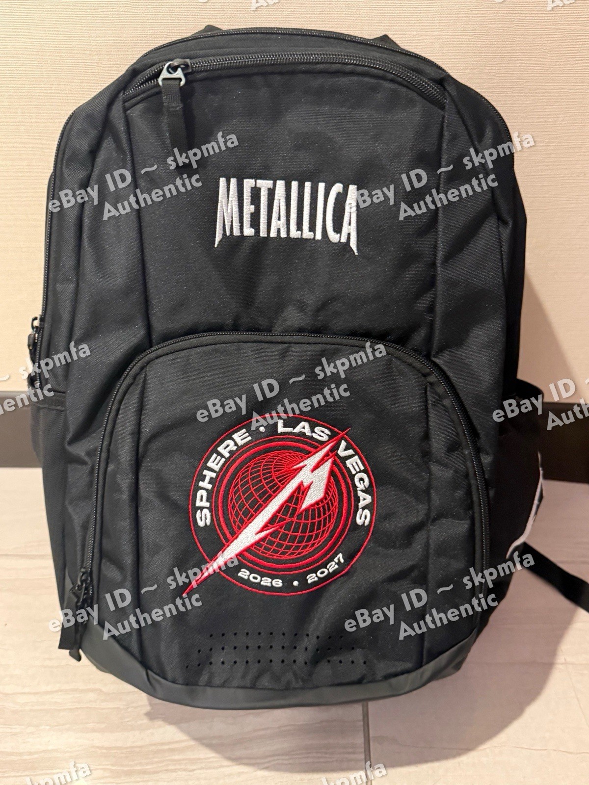 METALLICA Backpack Sphere Black Box Las Vegas 💯 OFFICIAL ⚡️AUTHENTIC