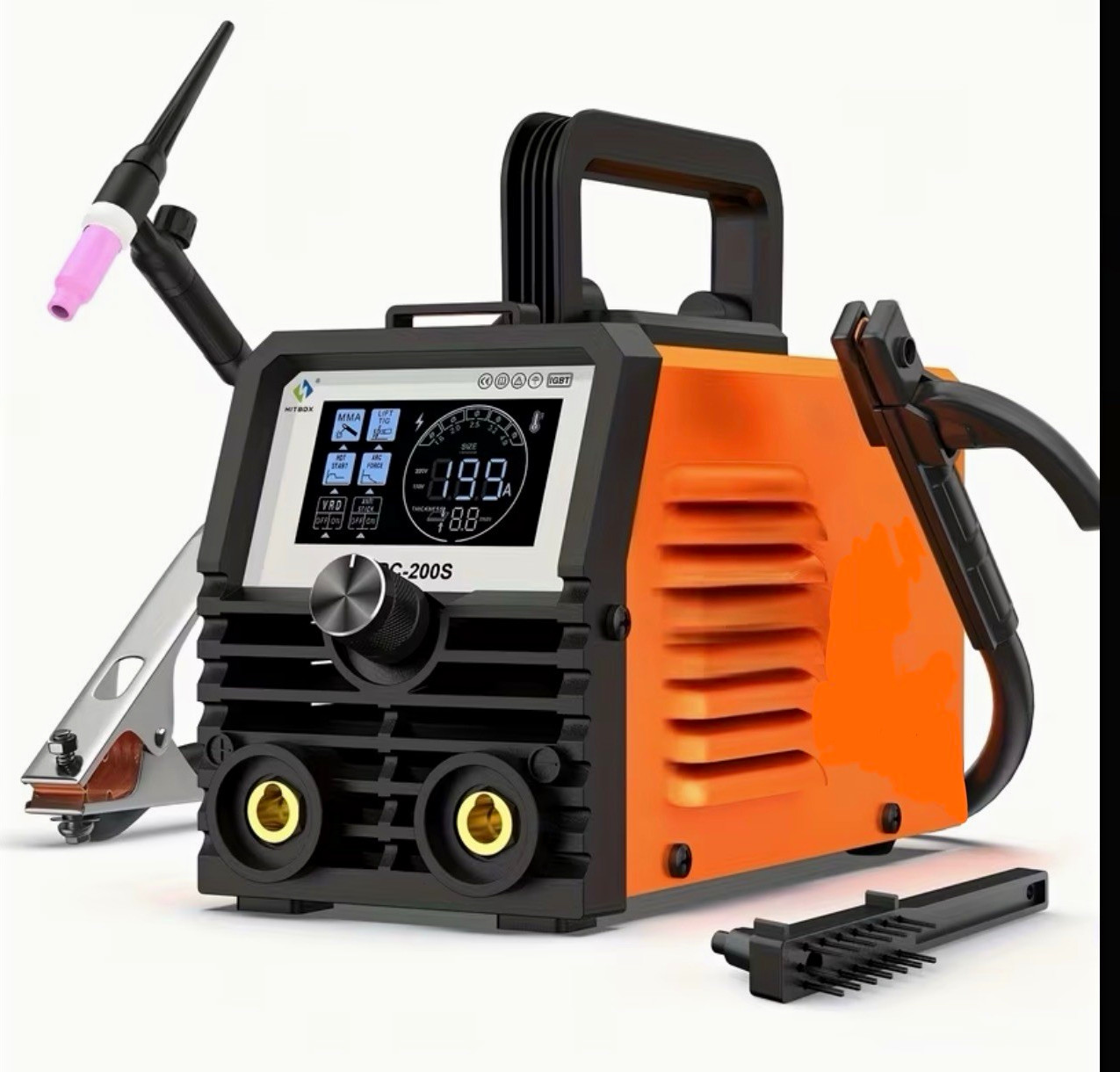 ARC-200S 2 in 1 ARC/STICK/TIG/LIFT TIG Welder Ultra LCD Display Portable Auto