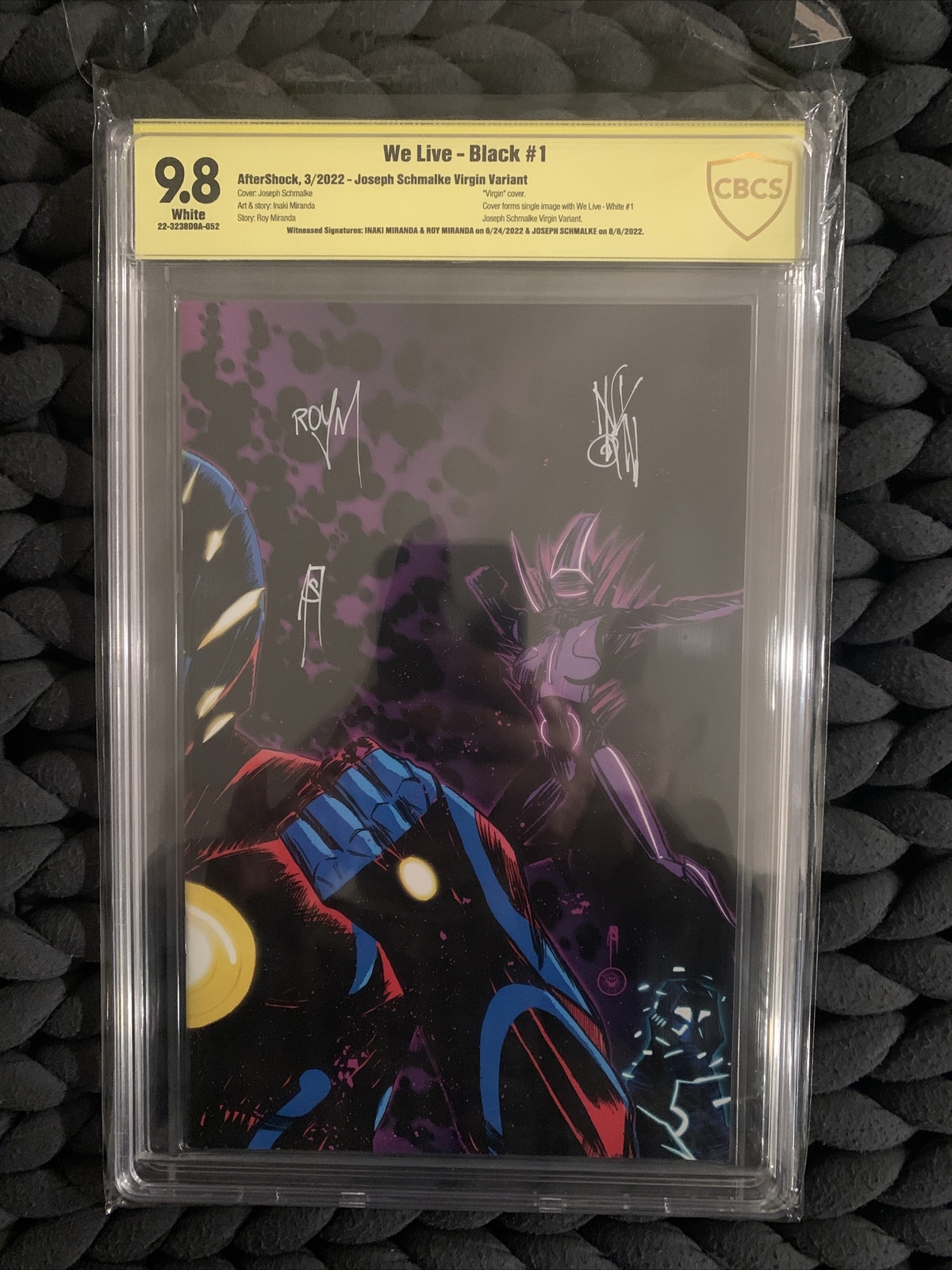 We Live Palladions Black #1 CBCS 9.8 Schmalke Virgin Variant Ltd 100 SIGNED 3X